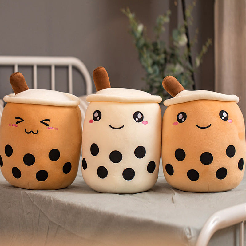 Peluche de bubble tea de diferentes colores