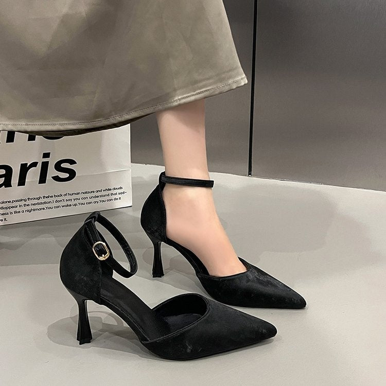 Zapatos Para Mujer Elegante color Negro y Blanco