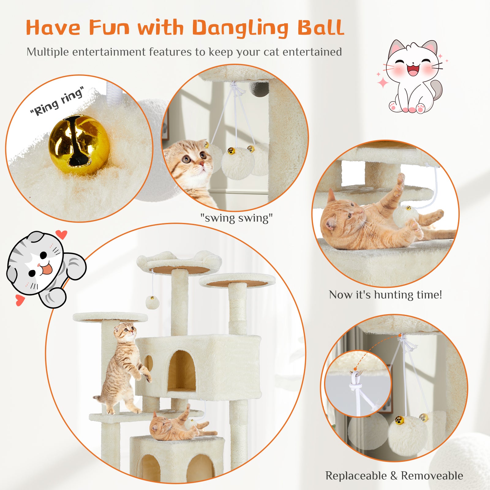 Cama Multifuncional para Gatos