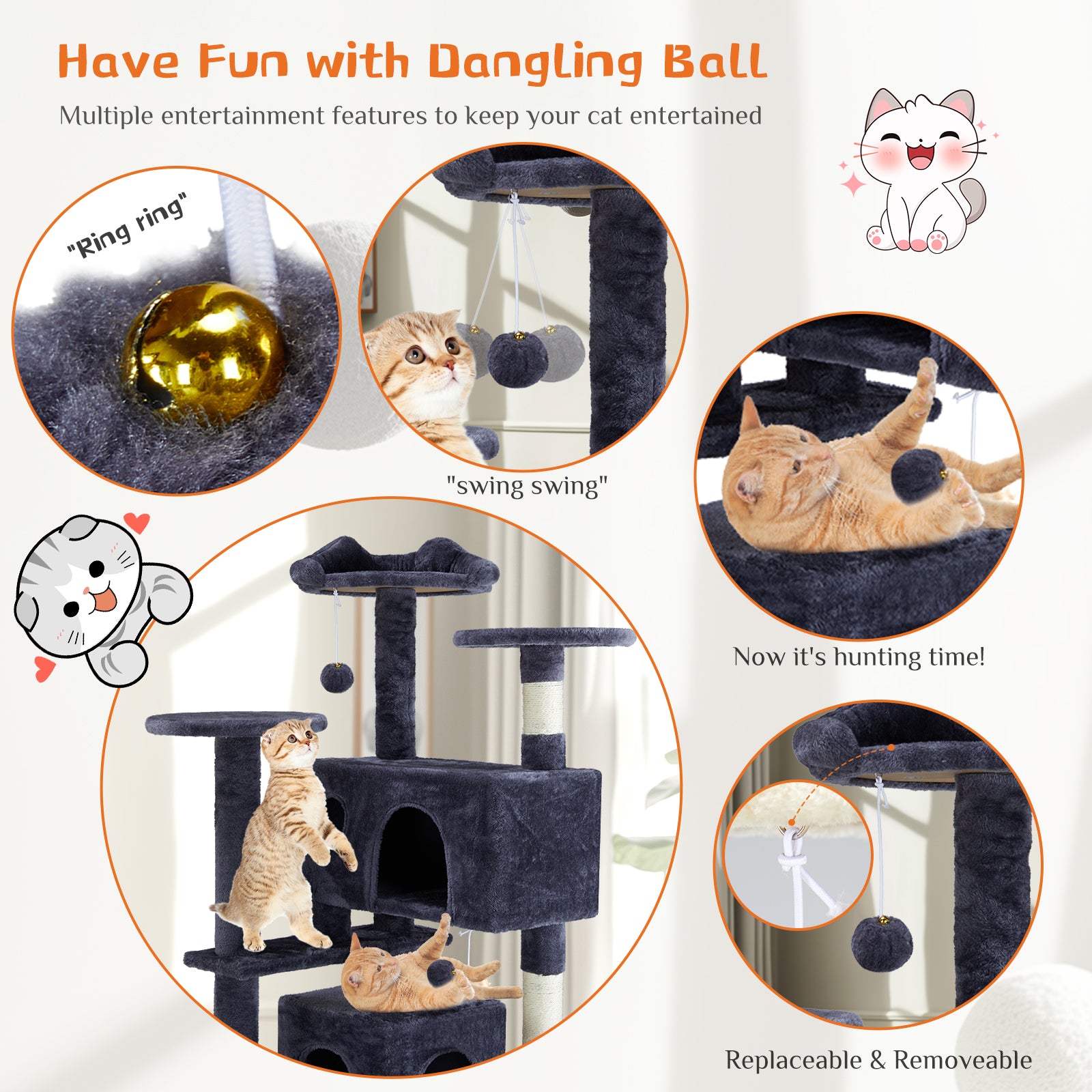 Cama Multifuncional para Gatos