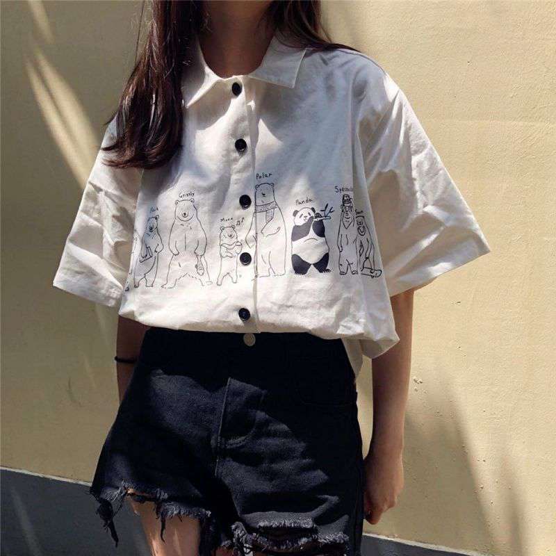 Camisa Informal Linda color Blanco
