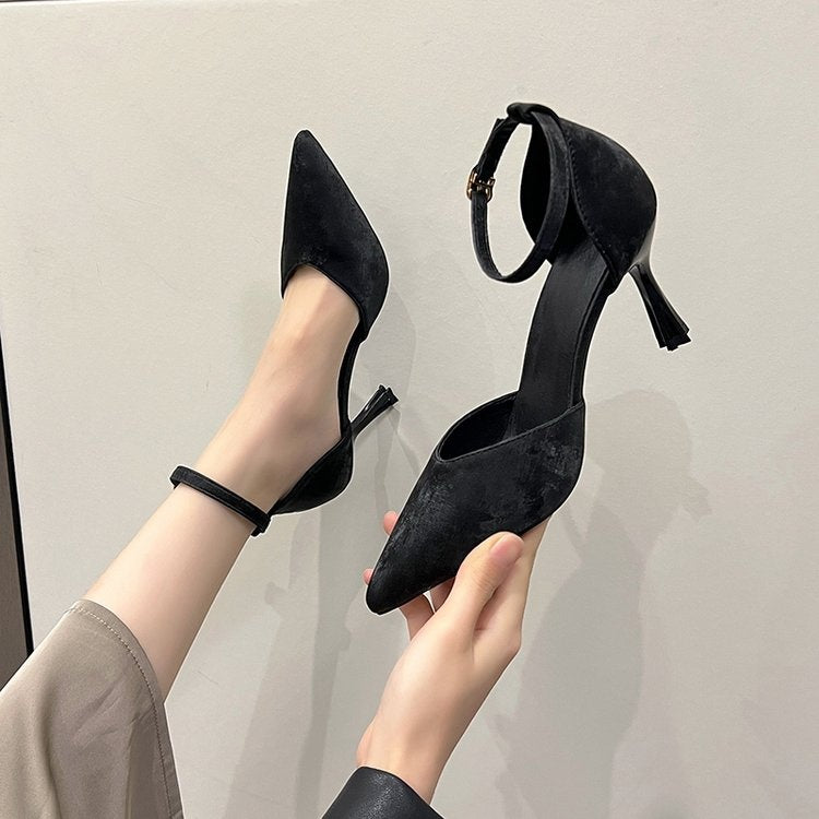 Zapatos Para Mujer Elegante color Negro y Blanco