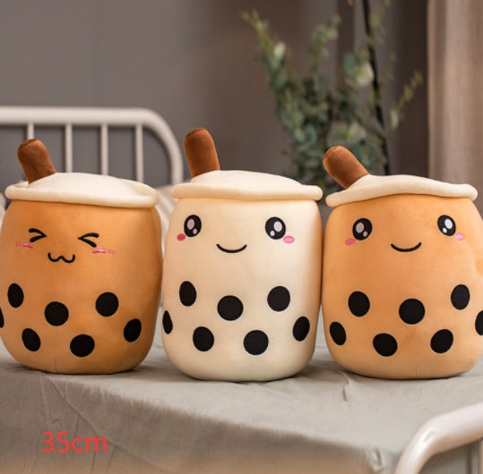Peluche de bubble tea de diferentes colores
