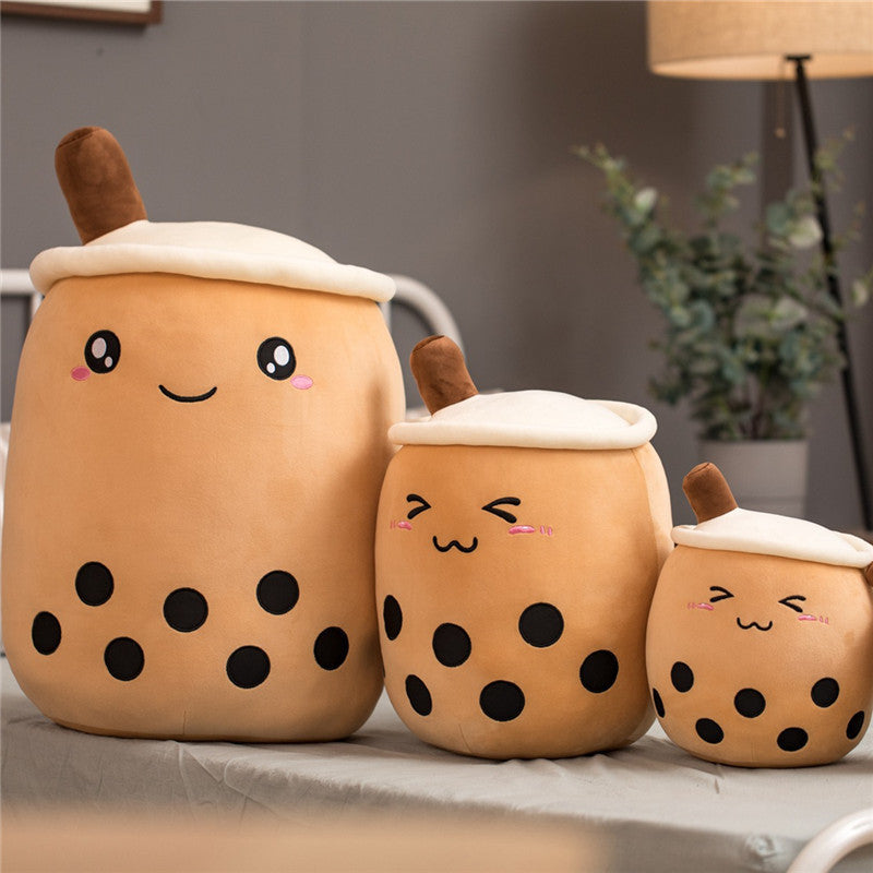Peluche de bubble tea de diferentes colores