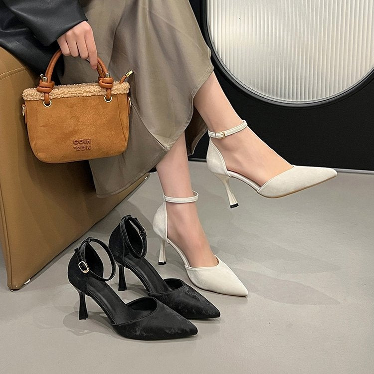 Zapatos Para Mujer Elegante color Negro y Blanco