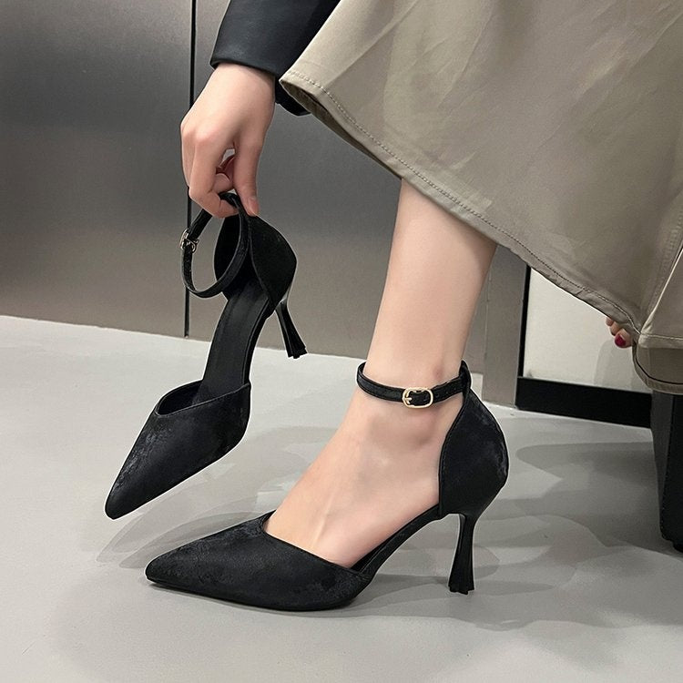 Zapatos Para Mujer Elegante color Negro y Blanco